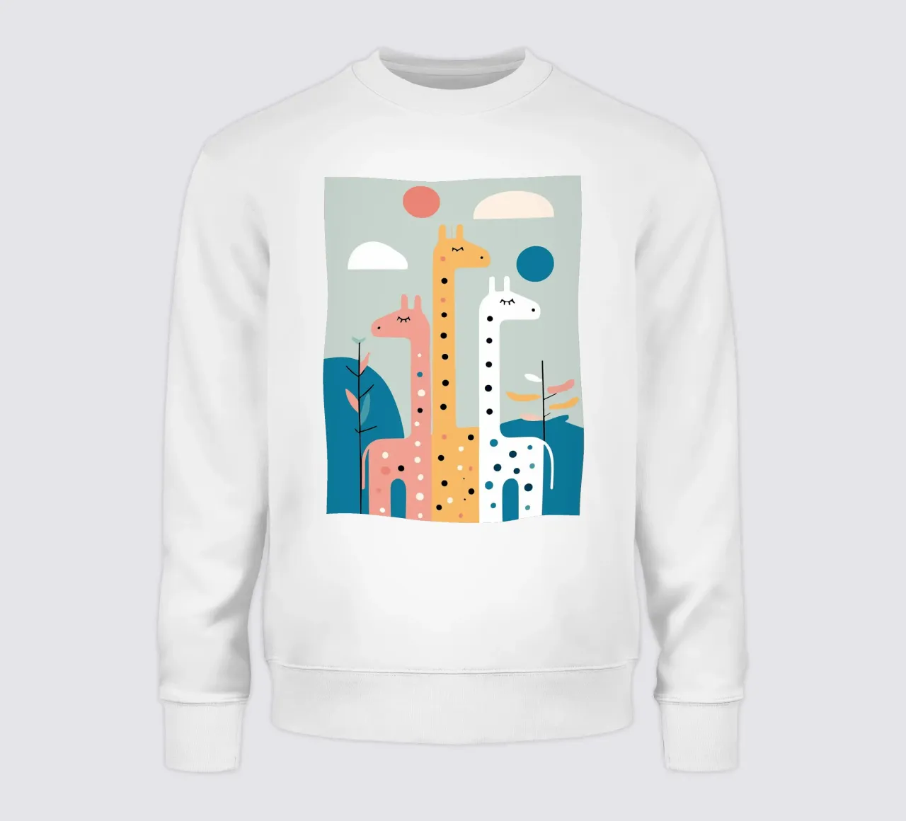 Three Giraffes felpa da Damion Francis