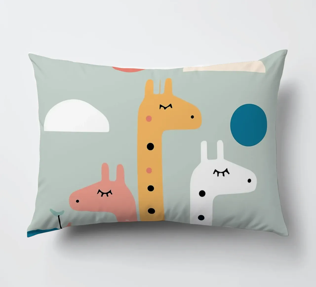Three Giraffes cuscino da Damion Francis