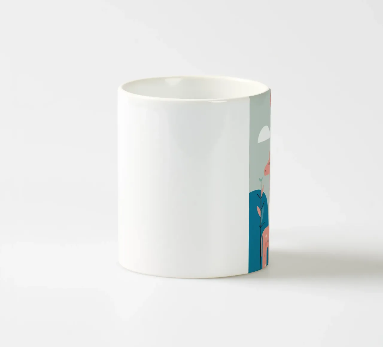 Three Giraffes tazza in ceramica da Damion Francis