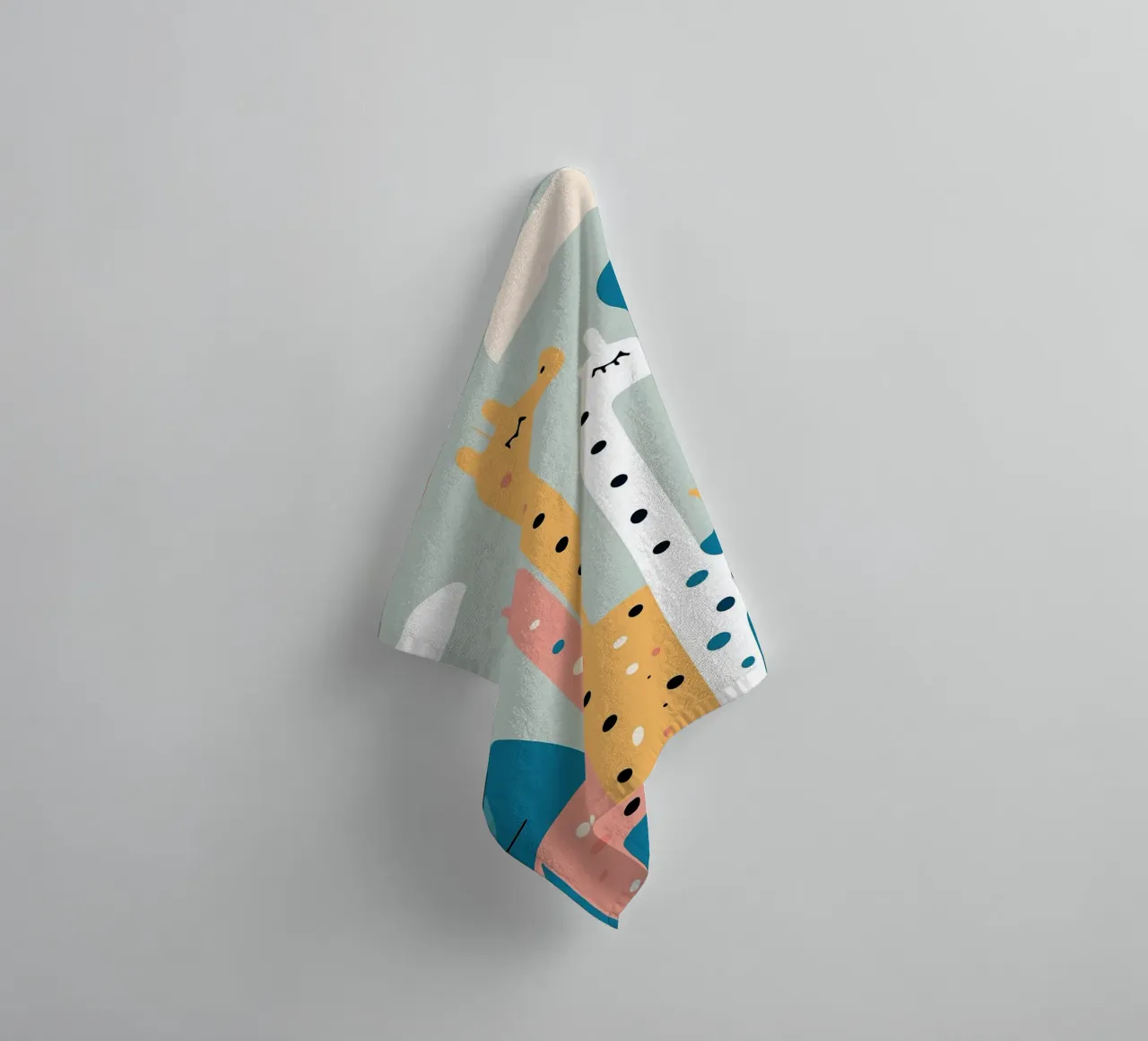 Three Giraffes asciugamano da bagno da Damion Francis