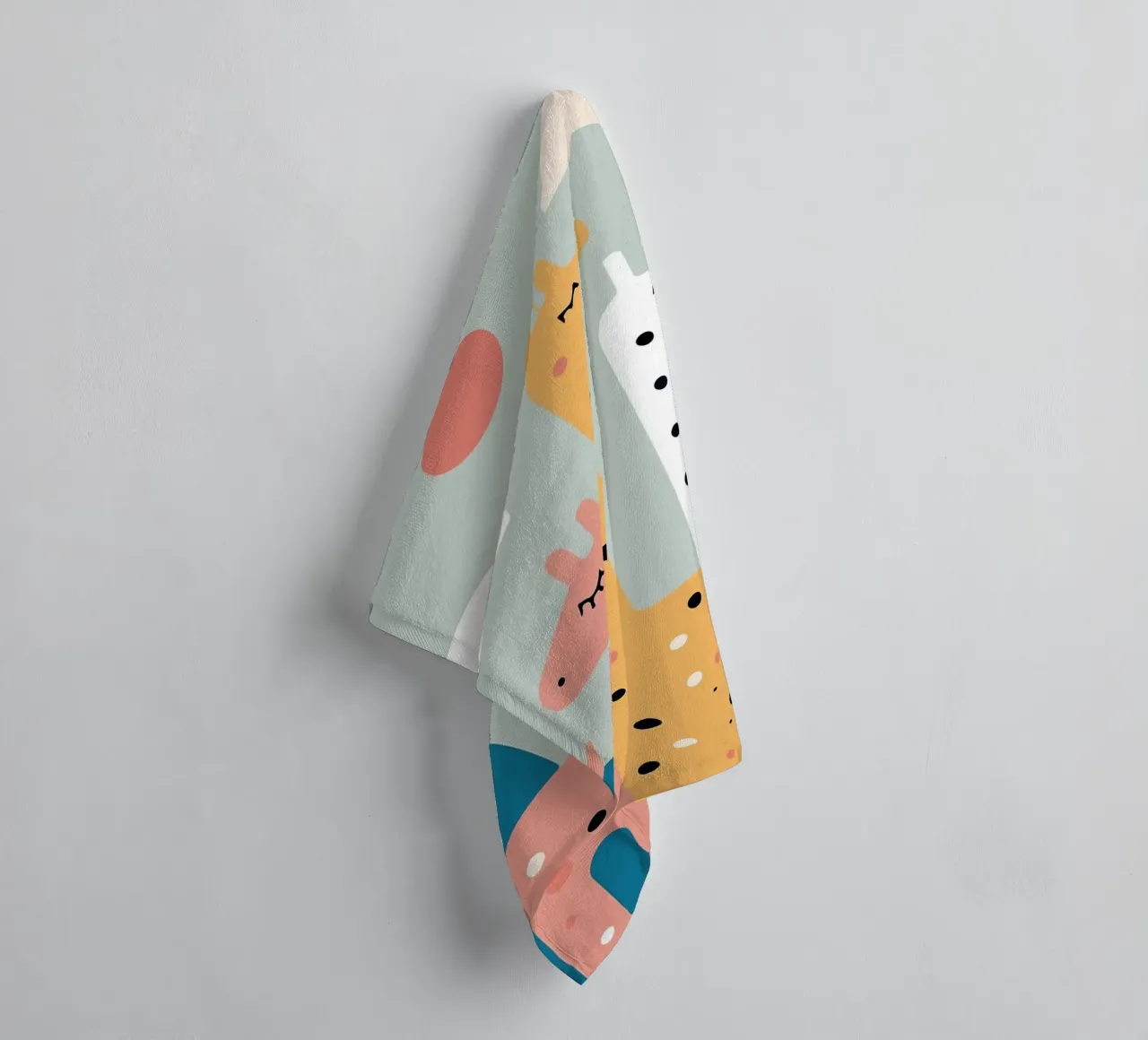 Three Giraffes asciugamano da bagno da Damion Francis