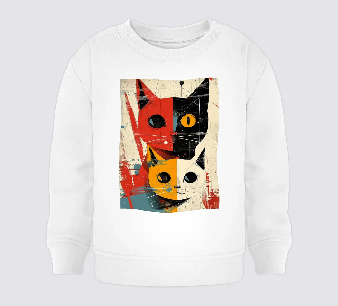 Gatto Vintage Fusion felpa neonato da Damion Francis