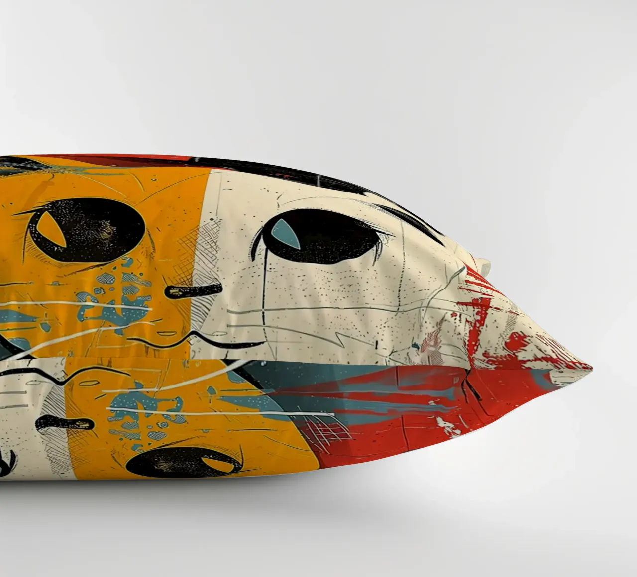 Gatto Vintage Fusion cuscino da Damion Francis