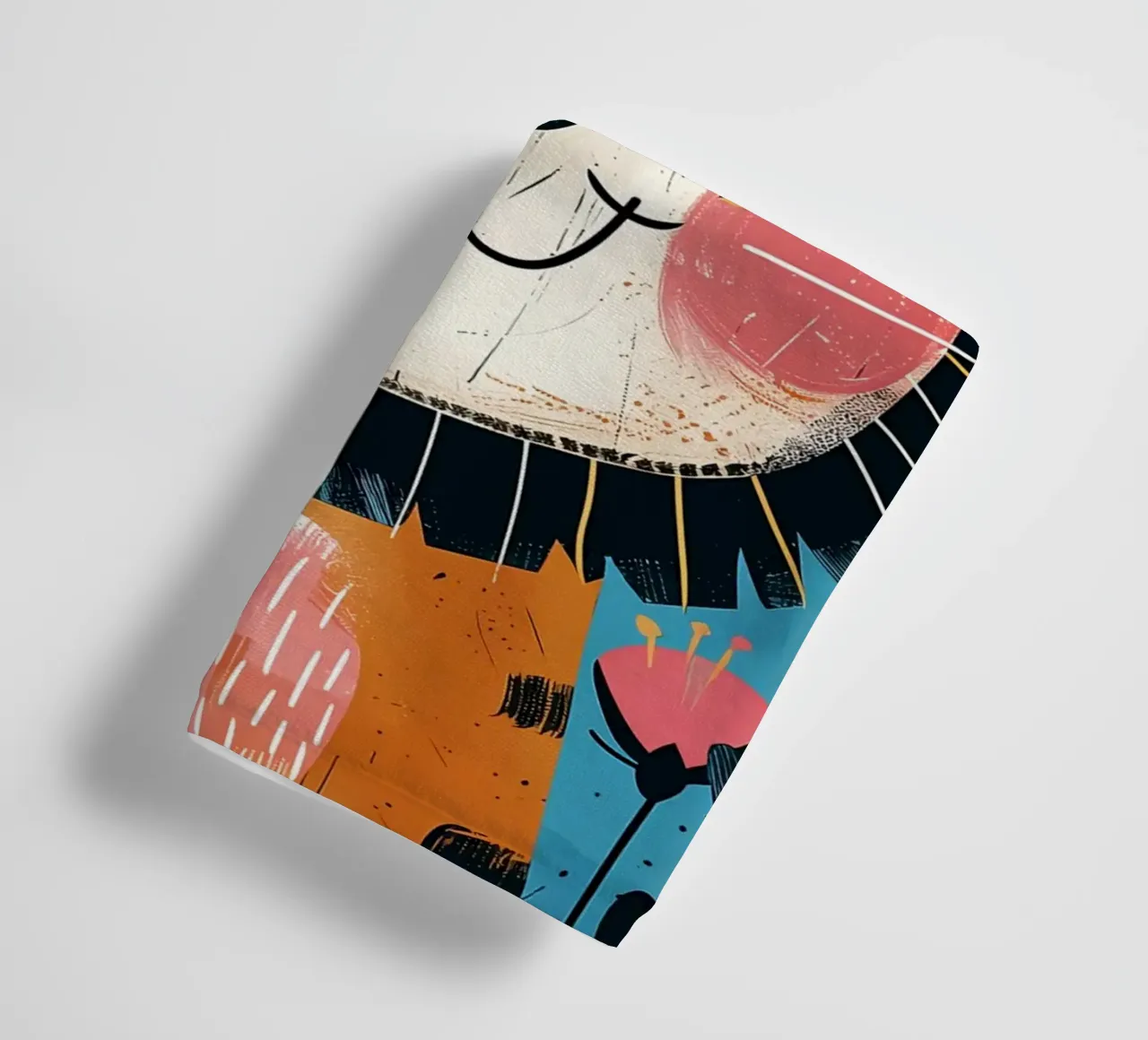 Grillige leeuwen-kinderkamer kunst badhanddoek van Damion Francis