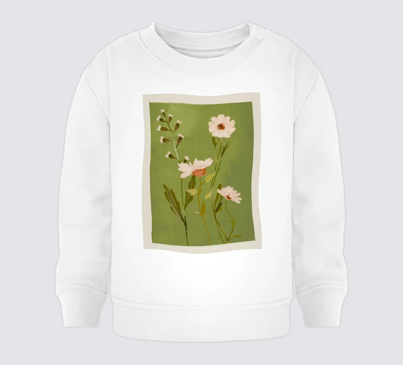 Fiori selvatici 2 felpa neonato da ThingDesign