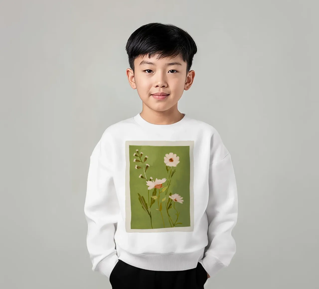 Fiori selvatici 2 felpa bambino da ThingDesign