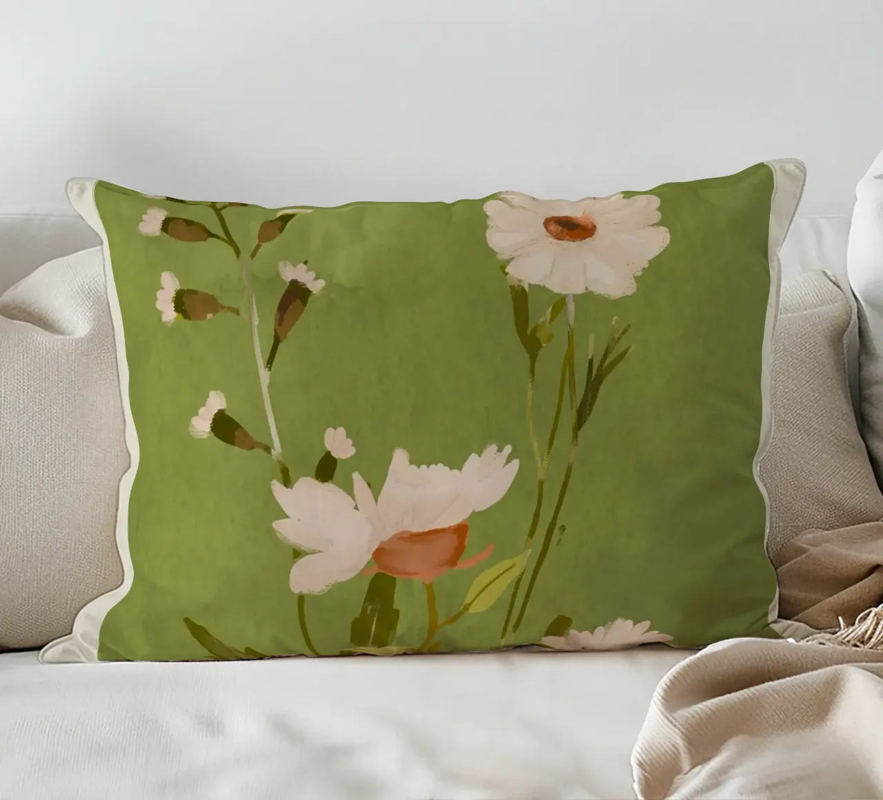 Fiori selvatici 2 cuscino da ThingDesign