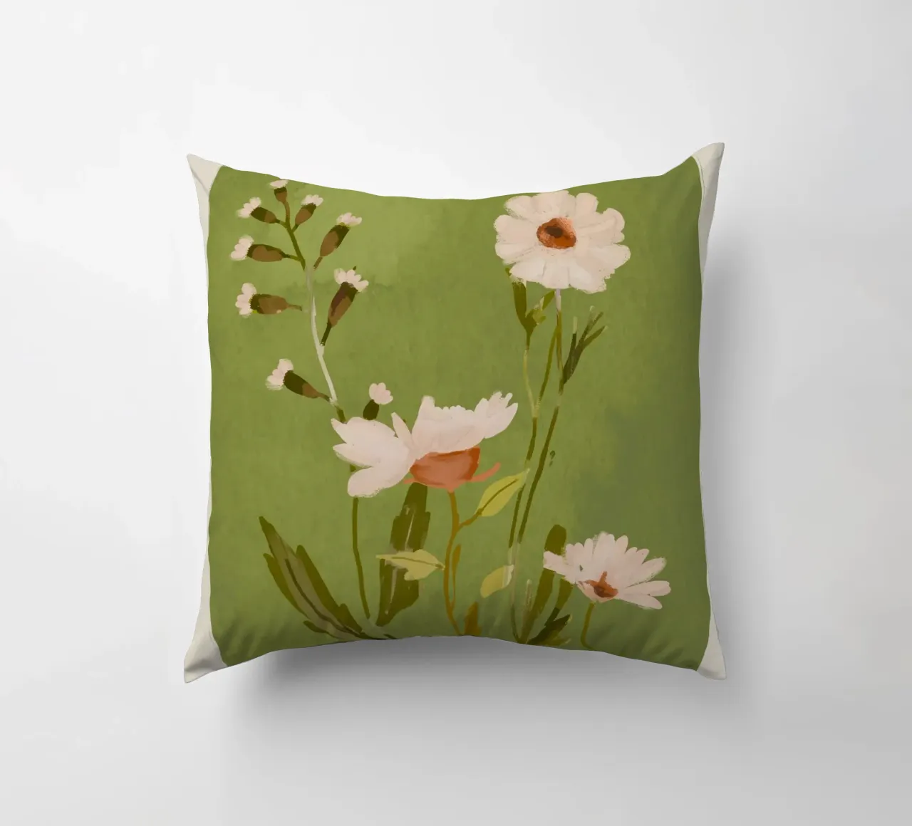 Fiori selvatici 2 cuscino da ThingDesign