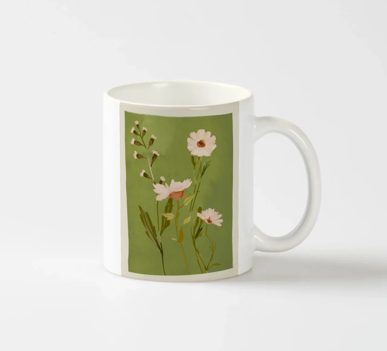 Fiori selvatici 2 tazza in ceramica da ThingDesign
