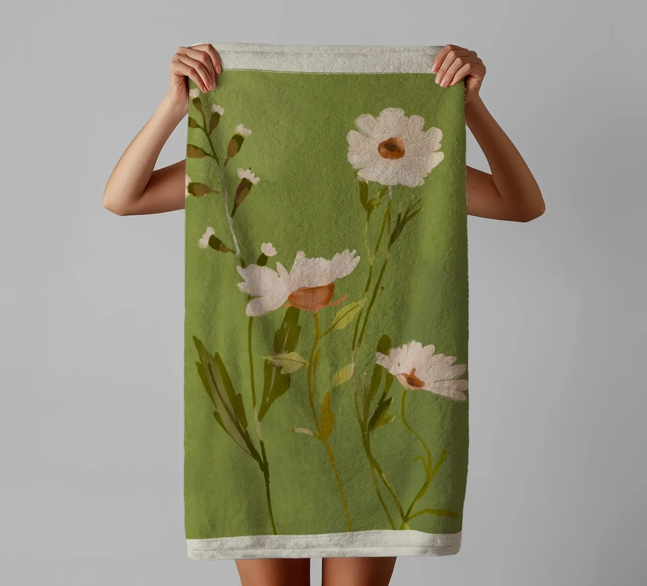 Fiori selvatici 2 asciugamano da bagno da ThingDesign