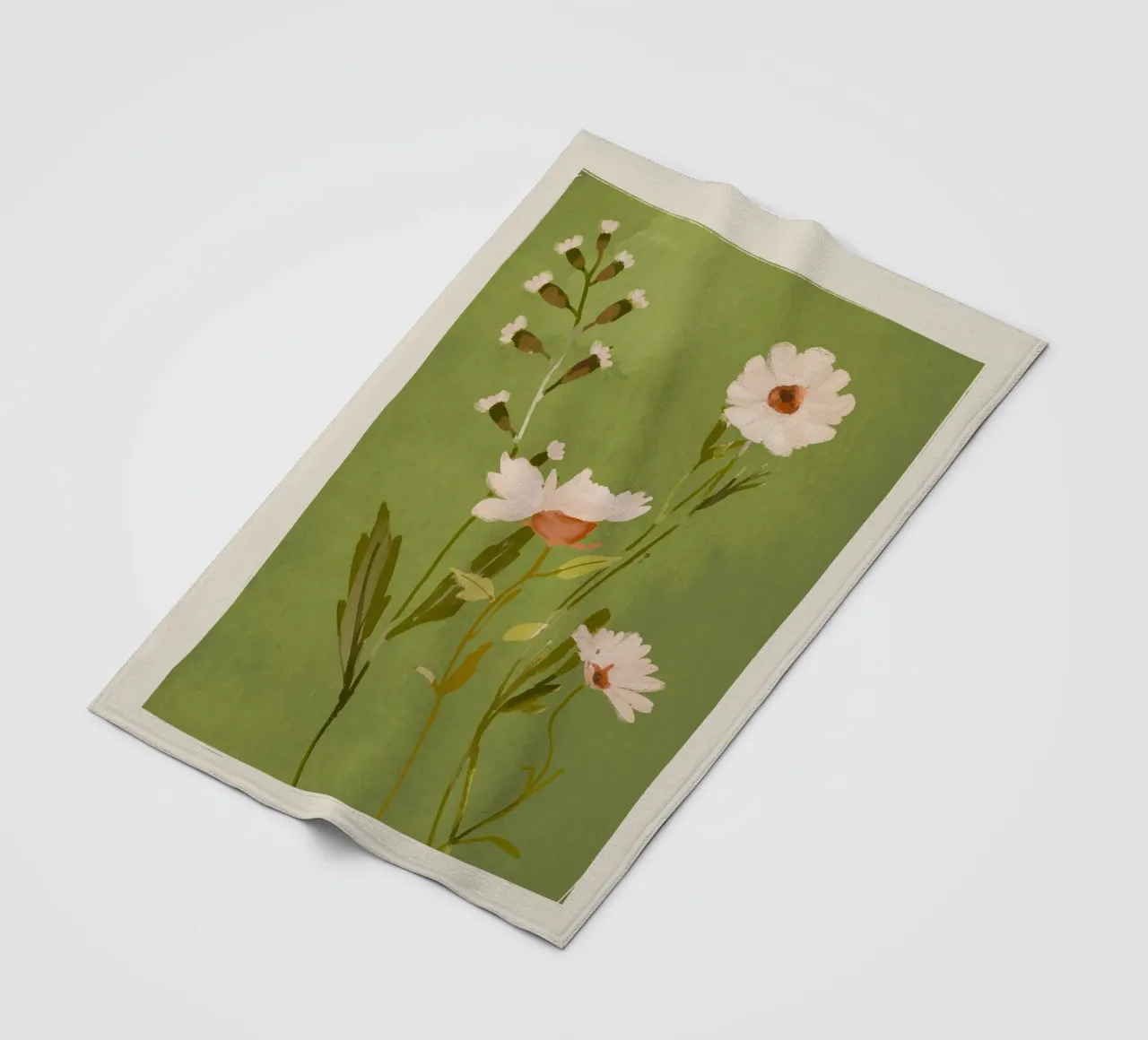 Fiori selvatici 2 coperta in pile da ThingDesign