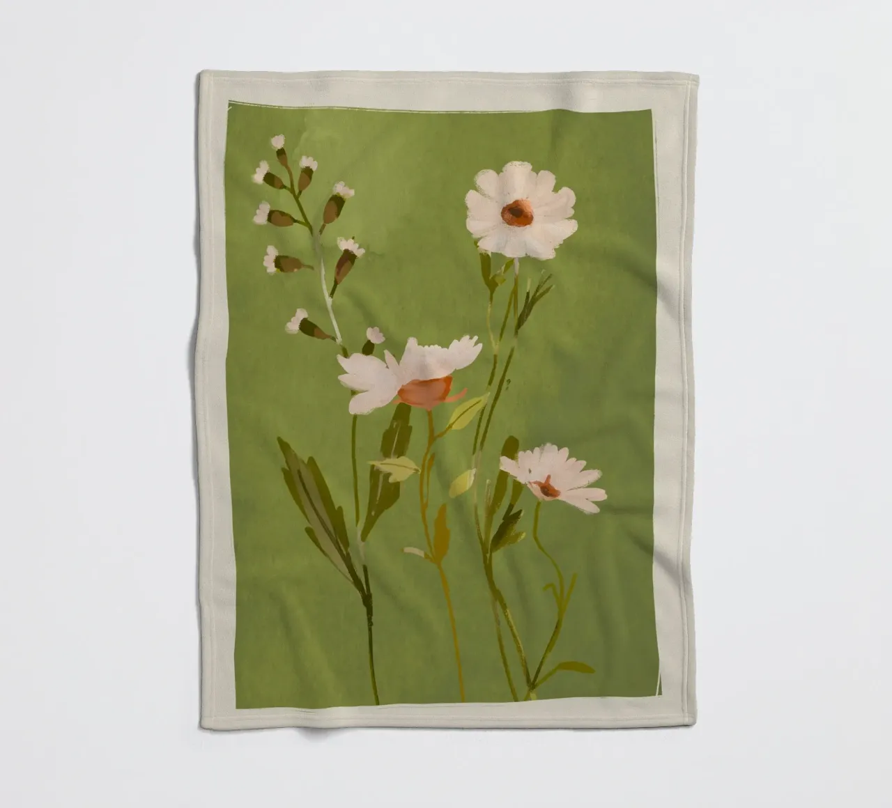 Fiori selvatici 2 coperta in pile da ThingDesign