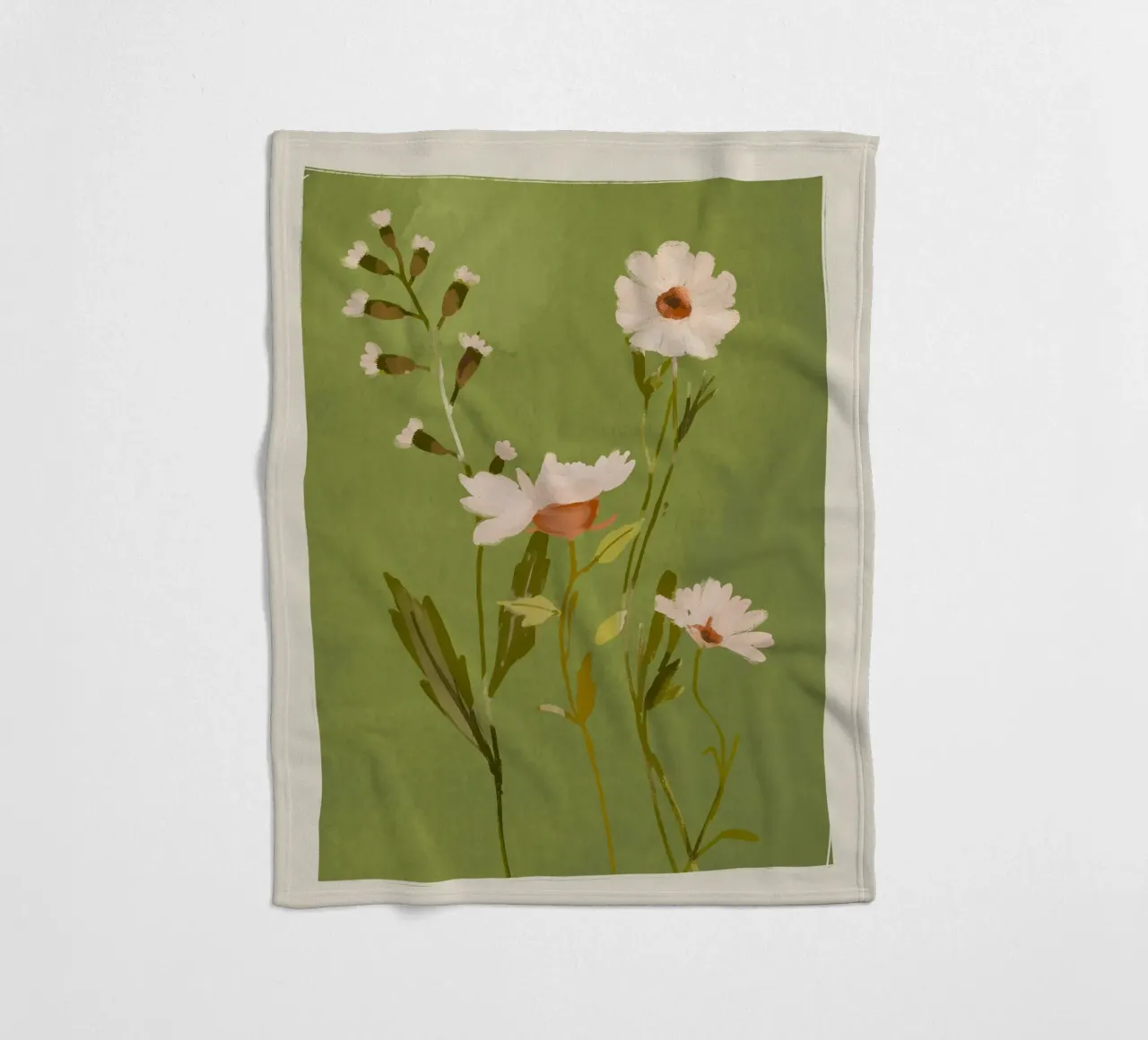 Fiori selvatici 2 coperta in pile da ThingDesign