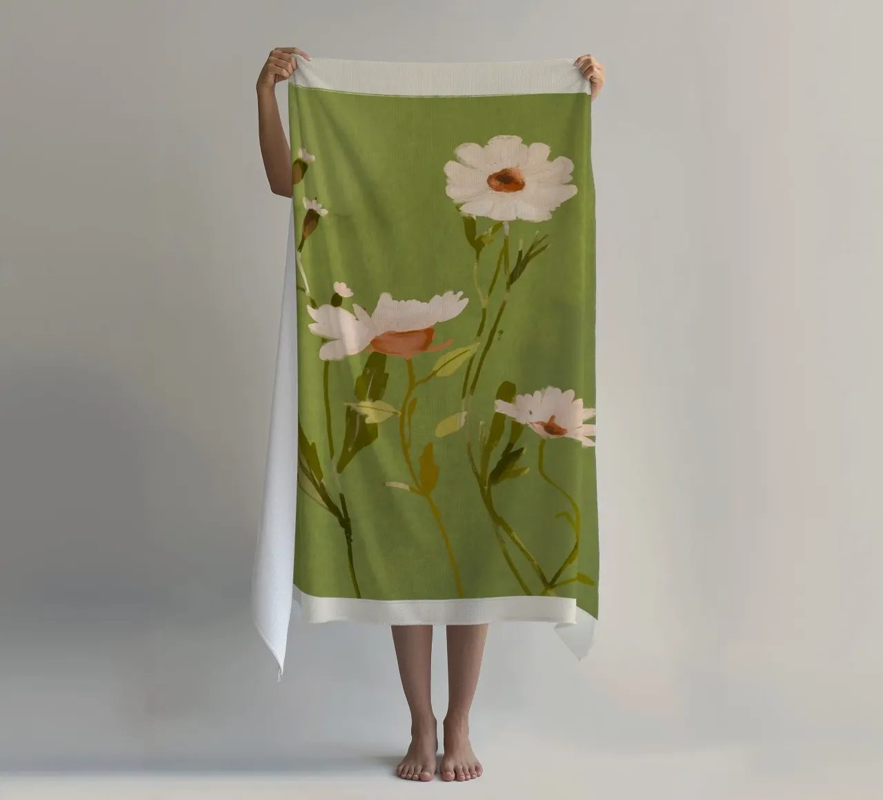 Fiori selvatici 2 telo mare da ThingDesign