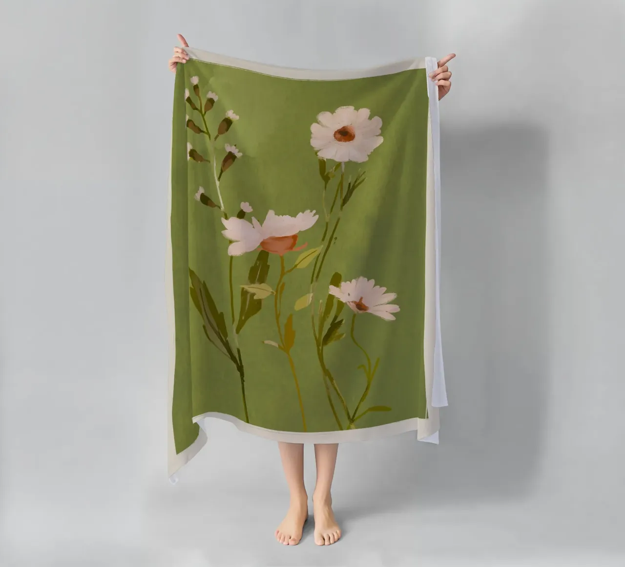 Fiori selvatici 2 telo mare da ThingDesign