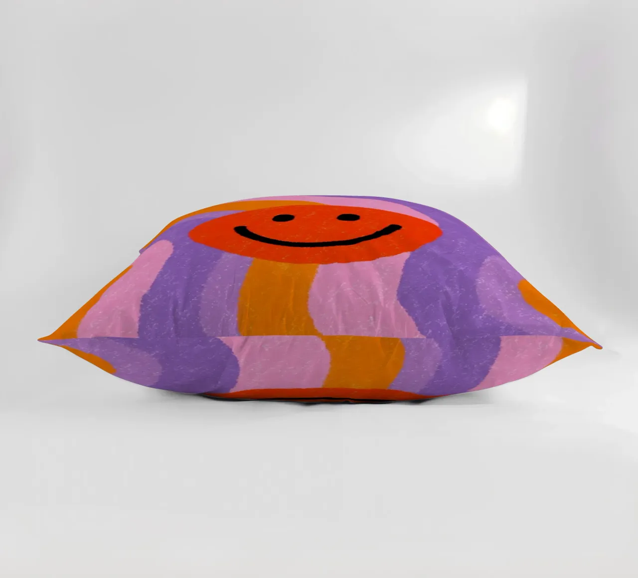 Illustrazione retrò di smile cuscino da Nikis Art Studio