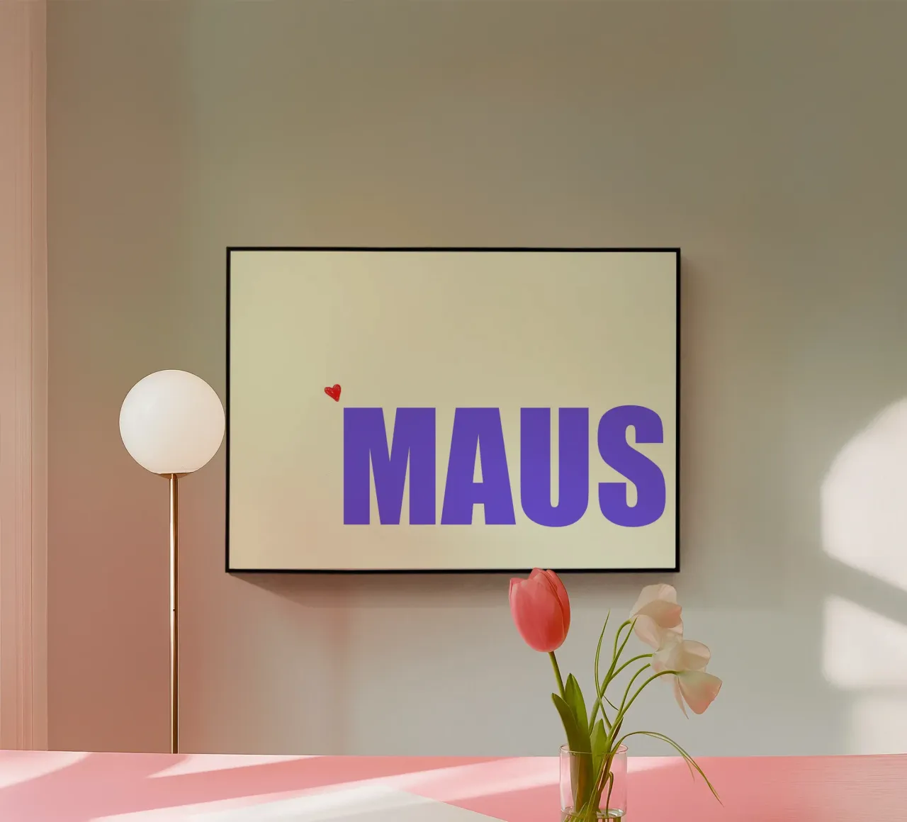 Maus plexiglass da Hej Ibiza by Ute Arnold