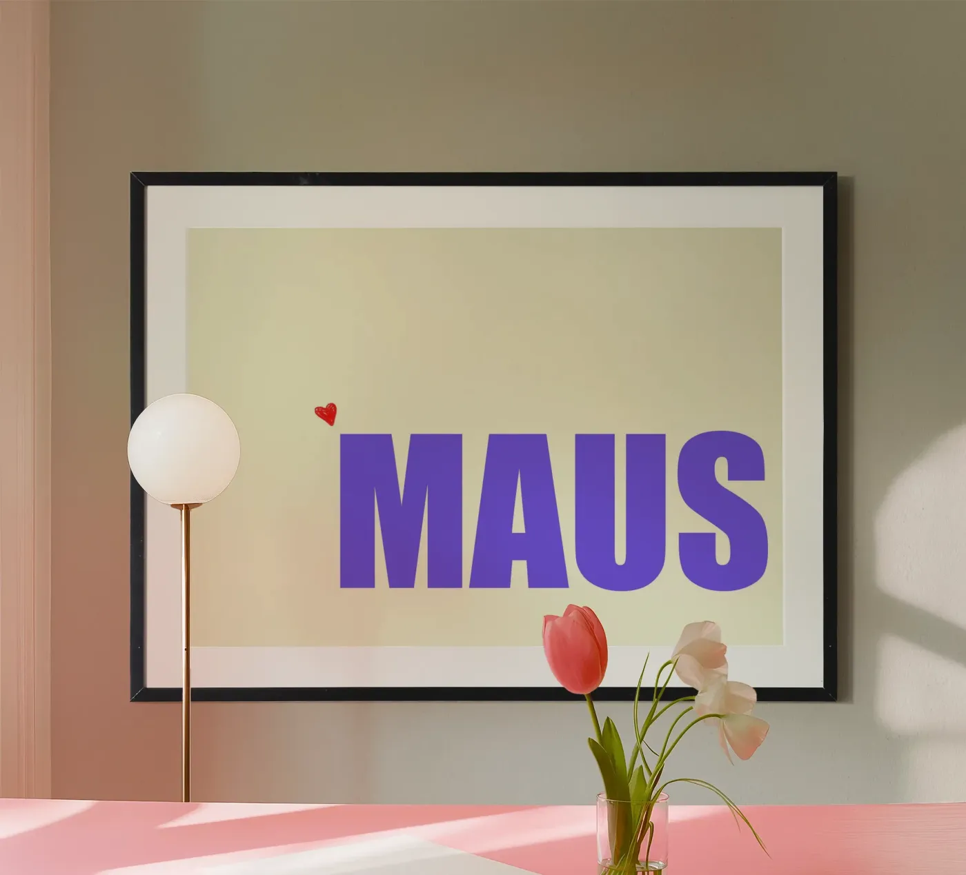 Maus poster de Hej Ibiza by Ute Arnold