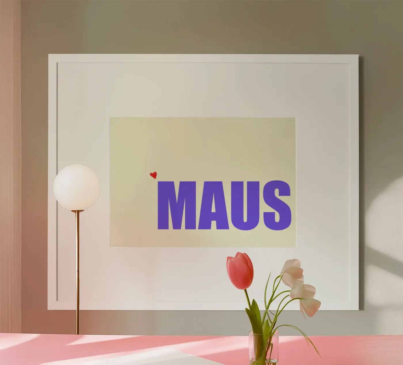 Maus poster de Hej Ibiza by Ute Arnold