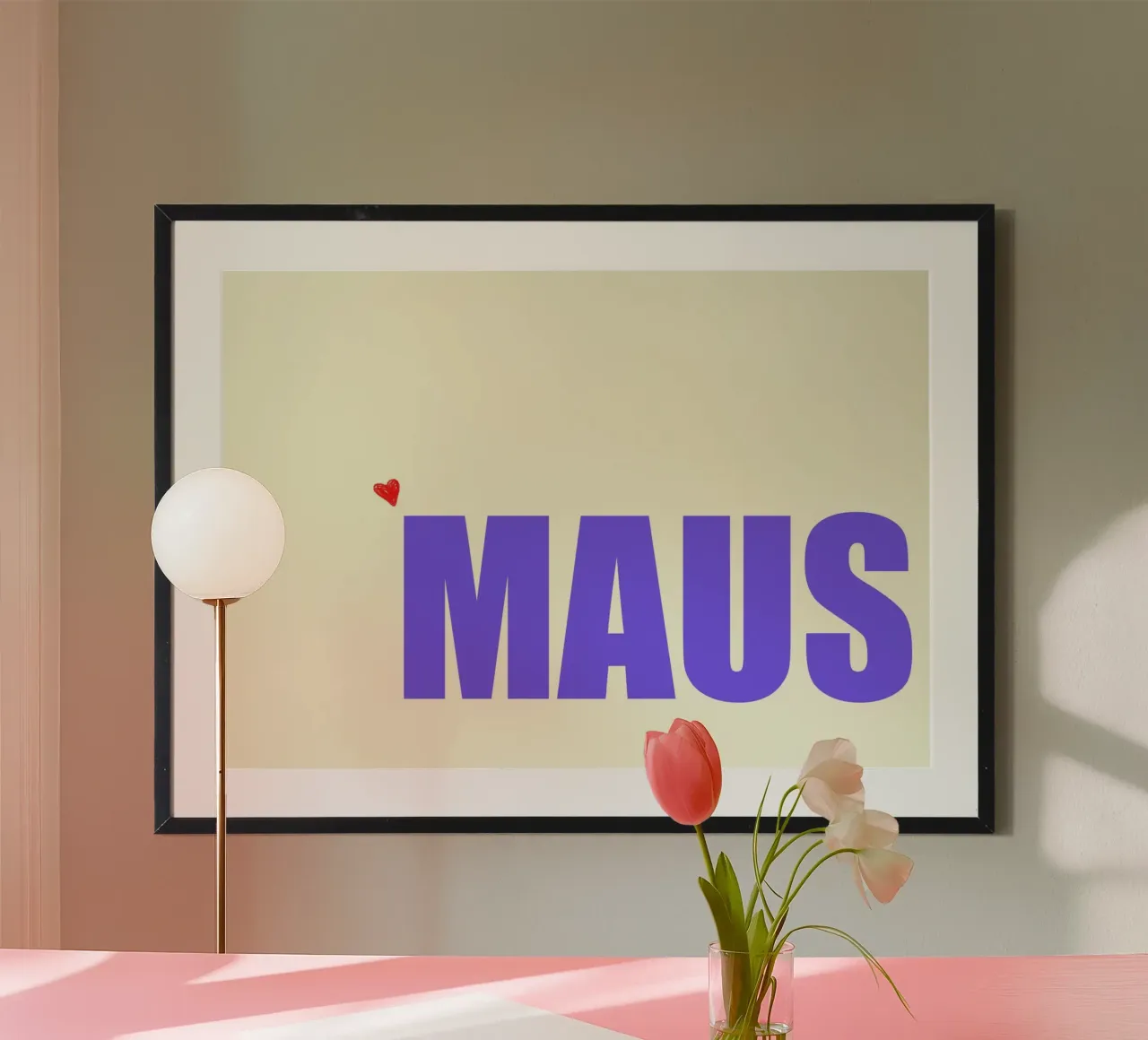Maus poster da Hej Ibiza by Ute Arnold