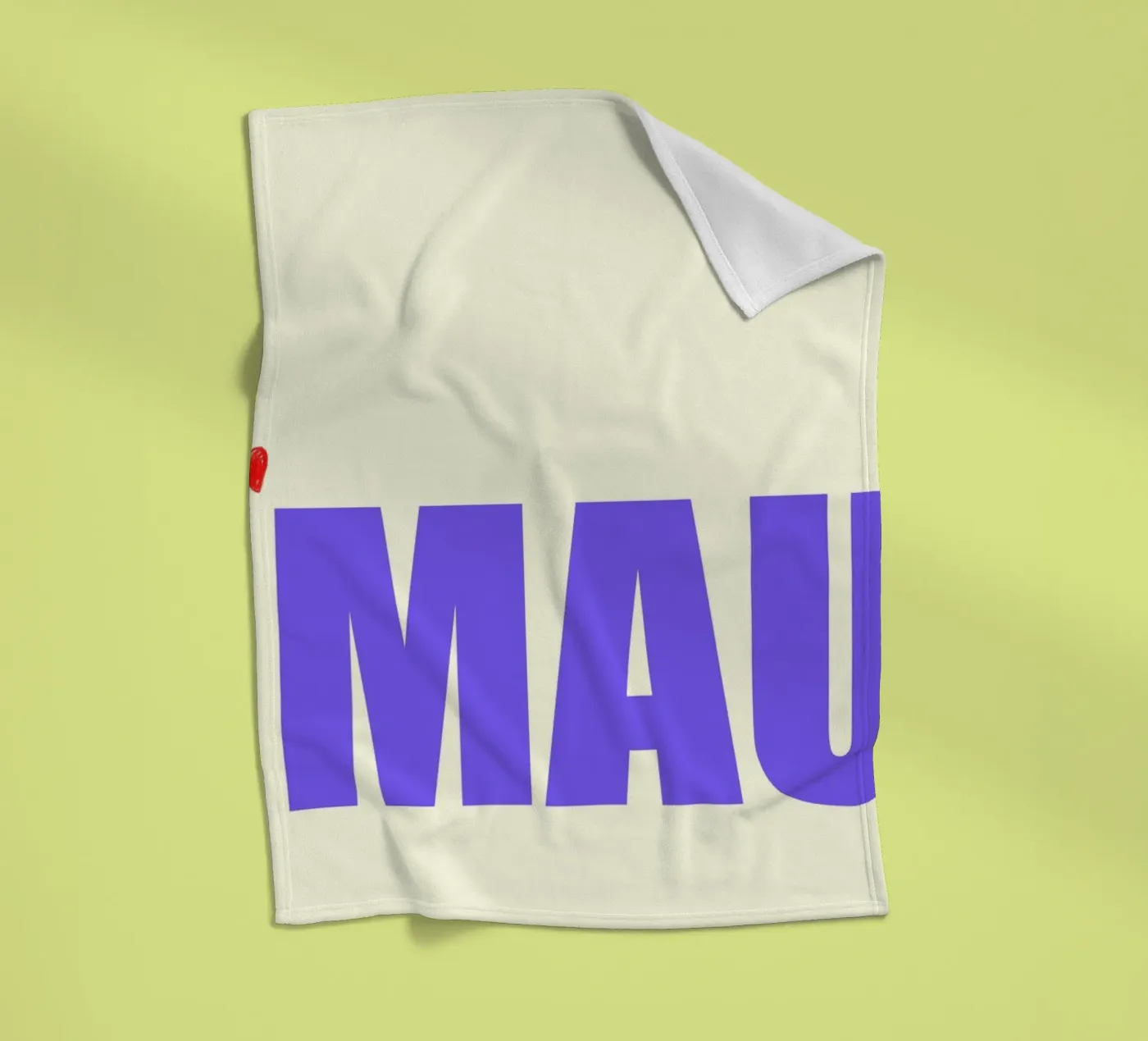 Maus fleecedeken van Hej Ibiza by Ute Arnold