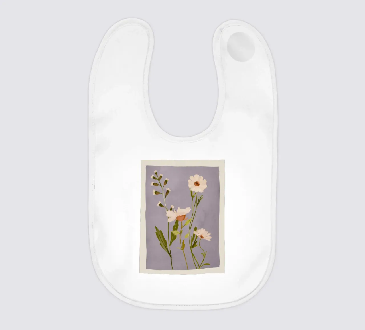 Fiori selvatici 3 bavaglino da ThingDesign