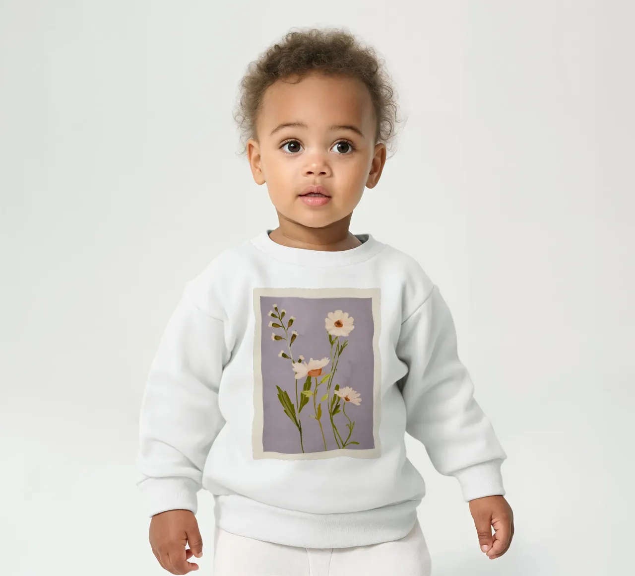 Wildblumen 3 Baby Sweatshirt von ThingDesign