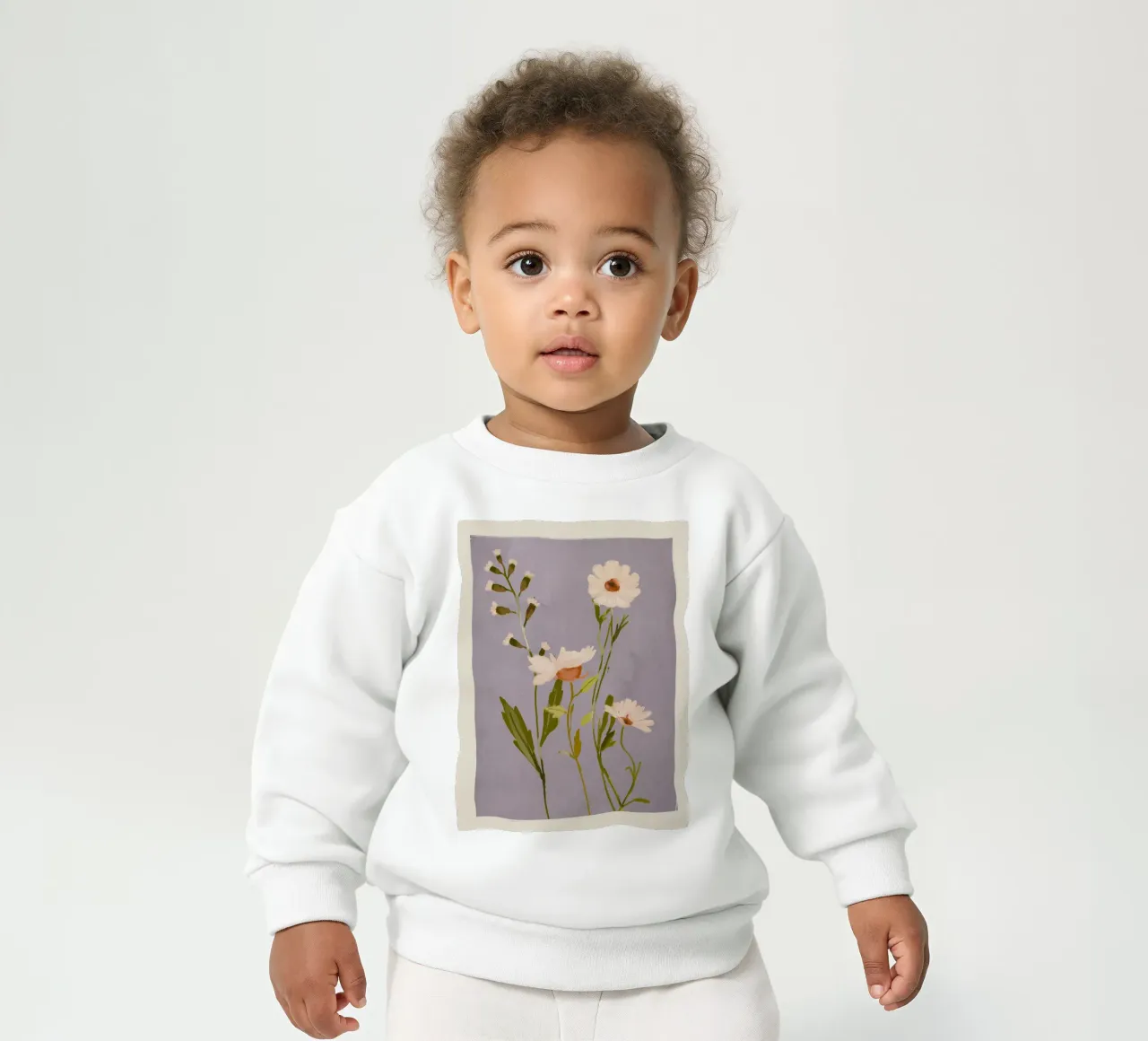 Fiori selvatici 3 felpa neonato da ThingDesign