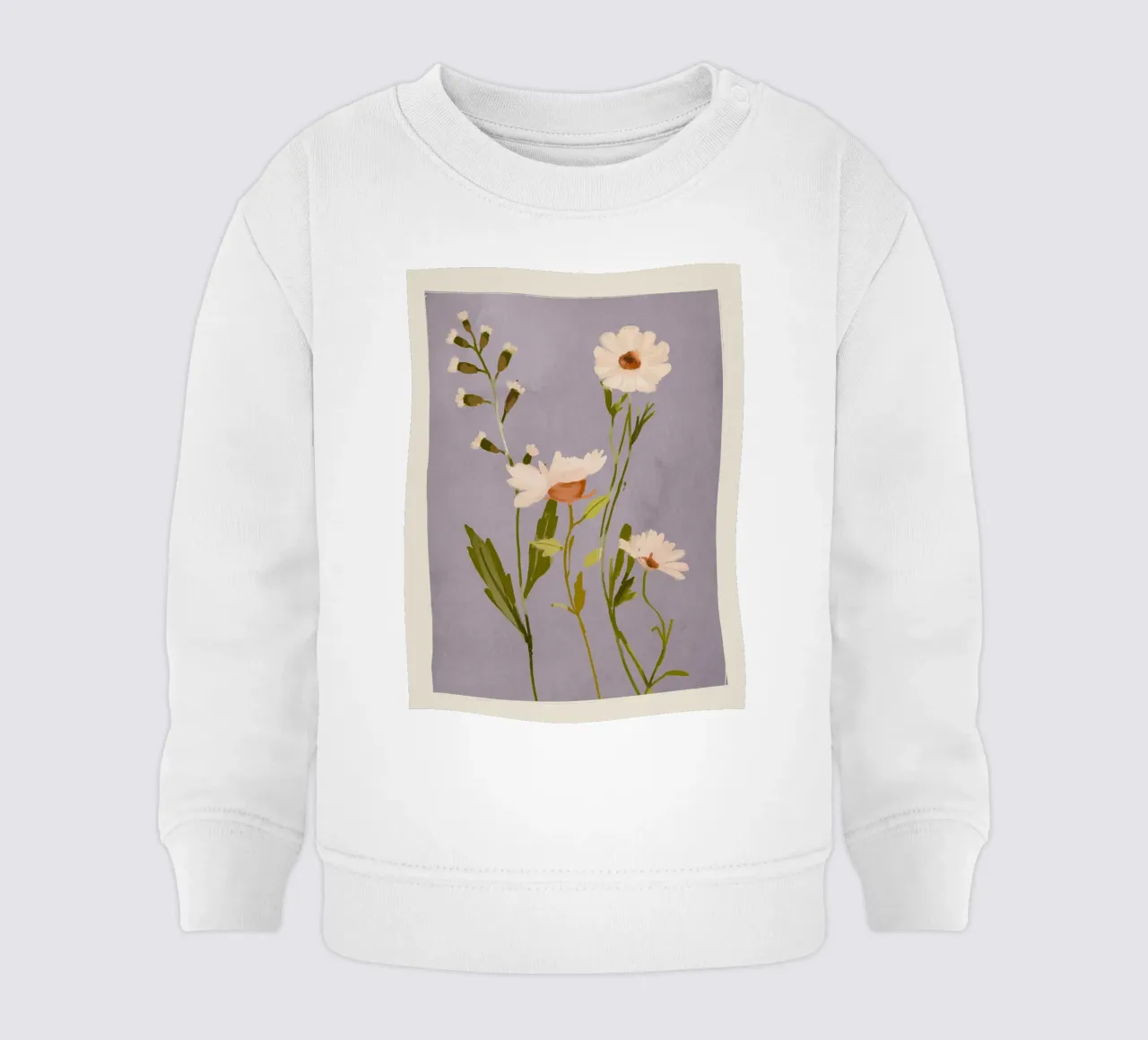 Wildblumen 3 Baby Sweatshirt von ThingDesign