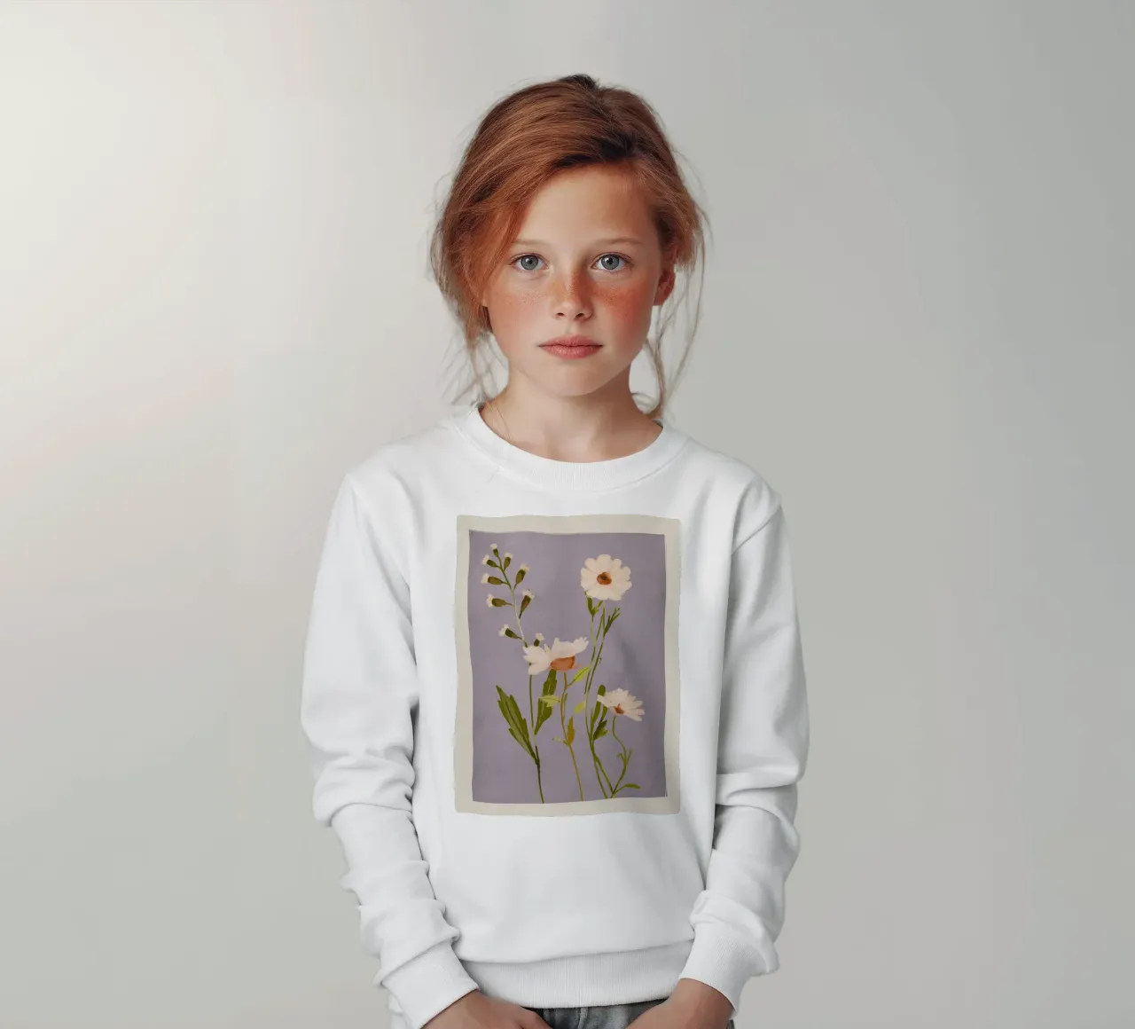 Fiori selvatici 3 felpa bambino da ThingDesign