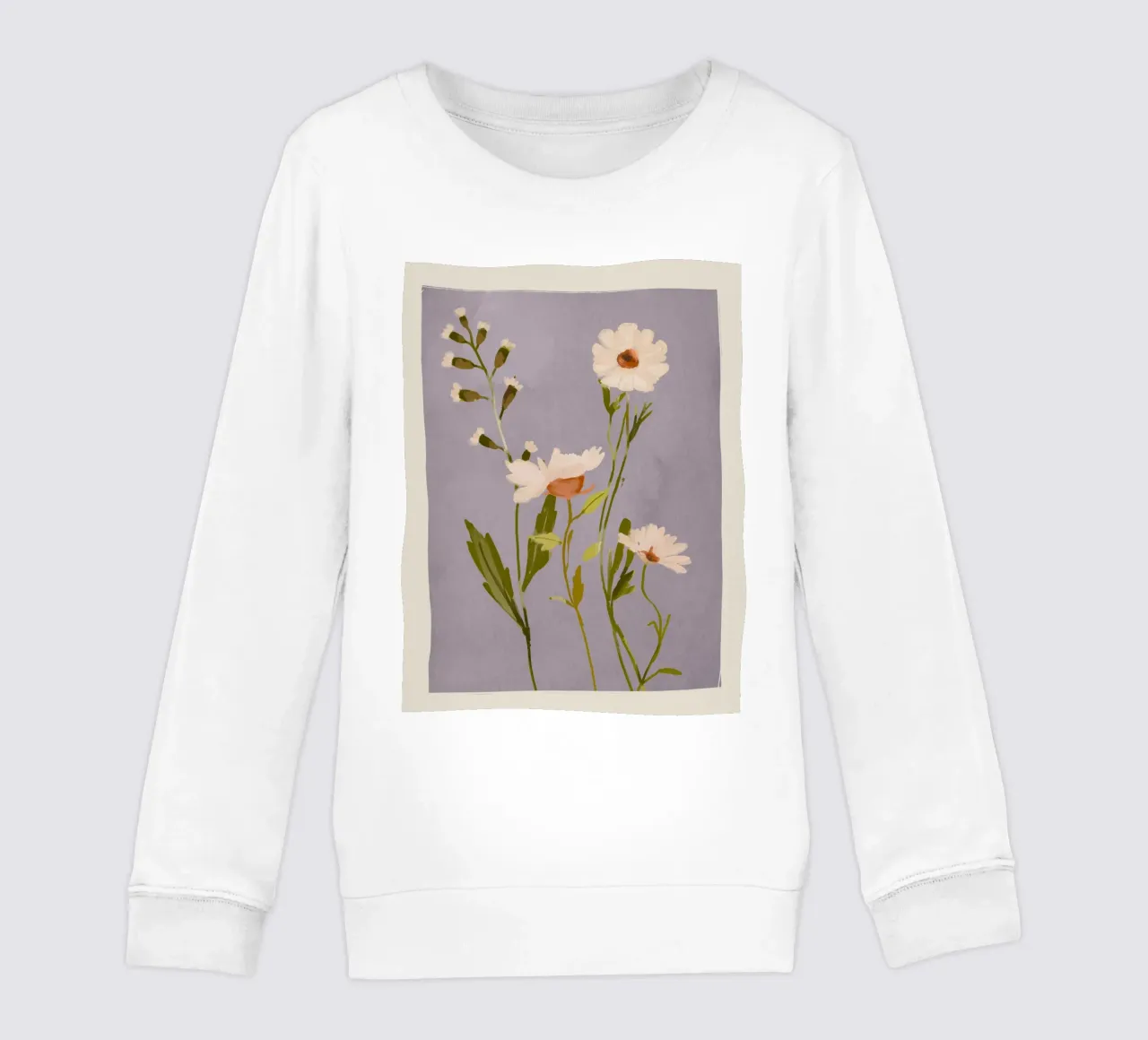 Fiori selvatici 3 felpa bambino da ThingDesign