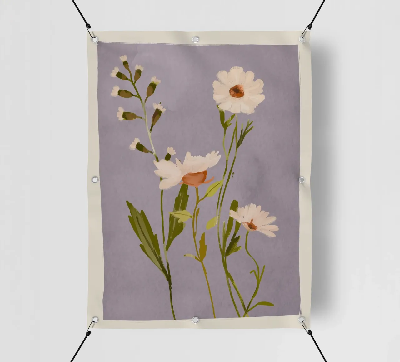 Fiori selvatici 3 telo in pvc da ThingDesign
