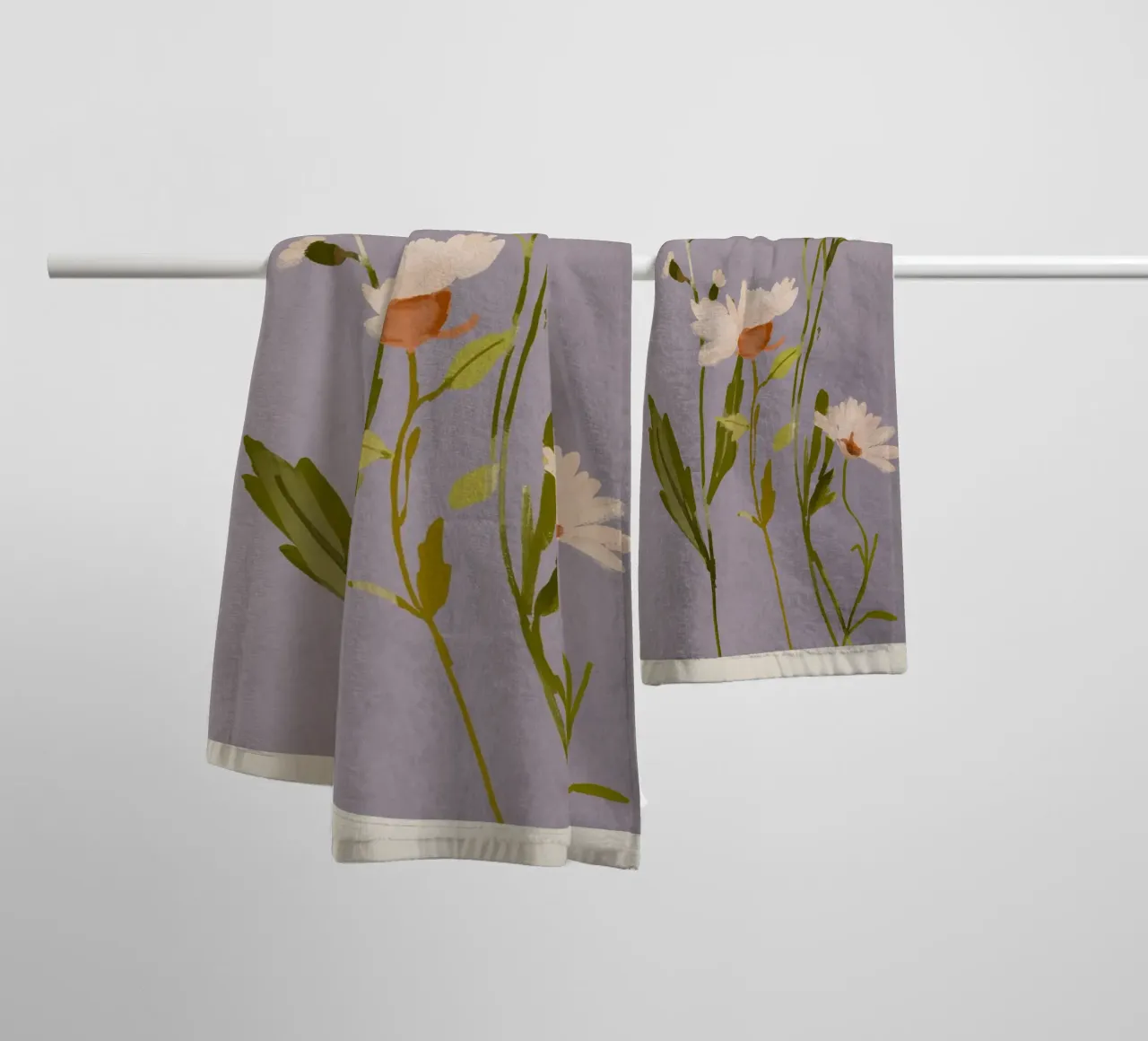 Fiori selvatici 3 asciugamano da bagno da ThingDesign