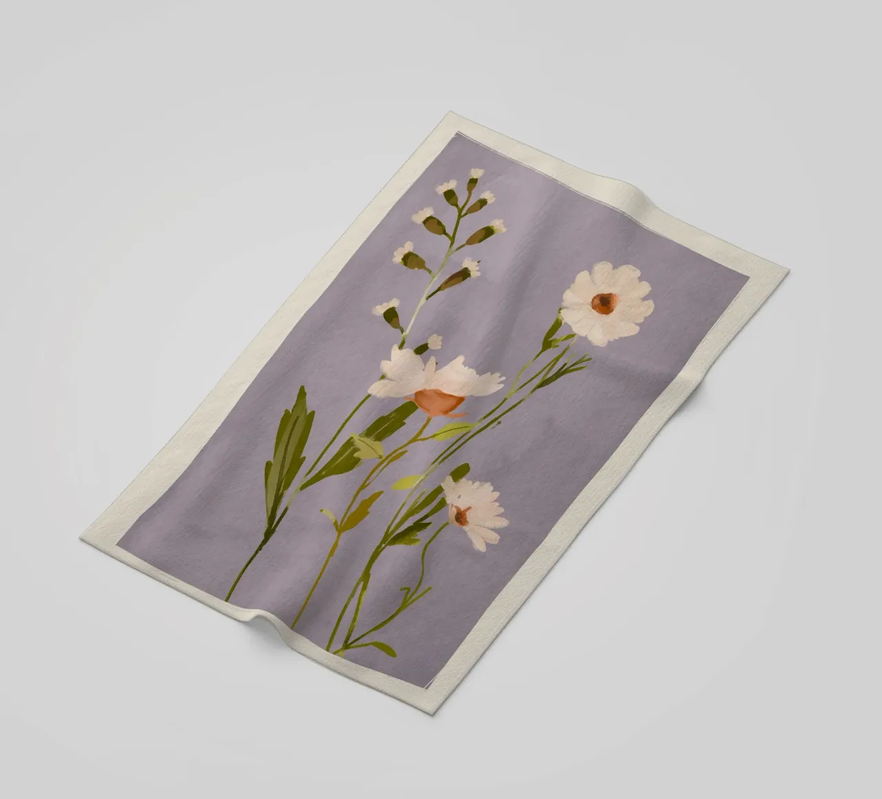 Fiori selvatici 3 telo mare da ThingDesign