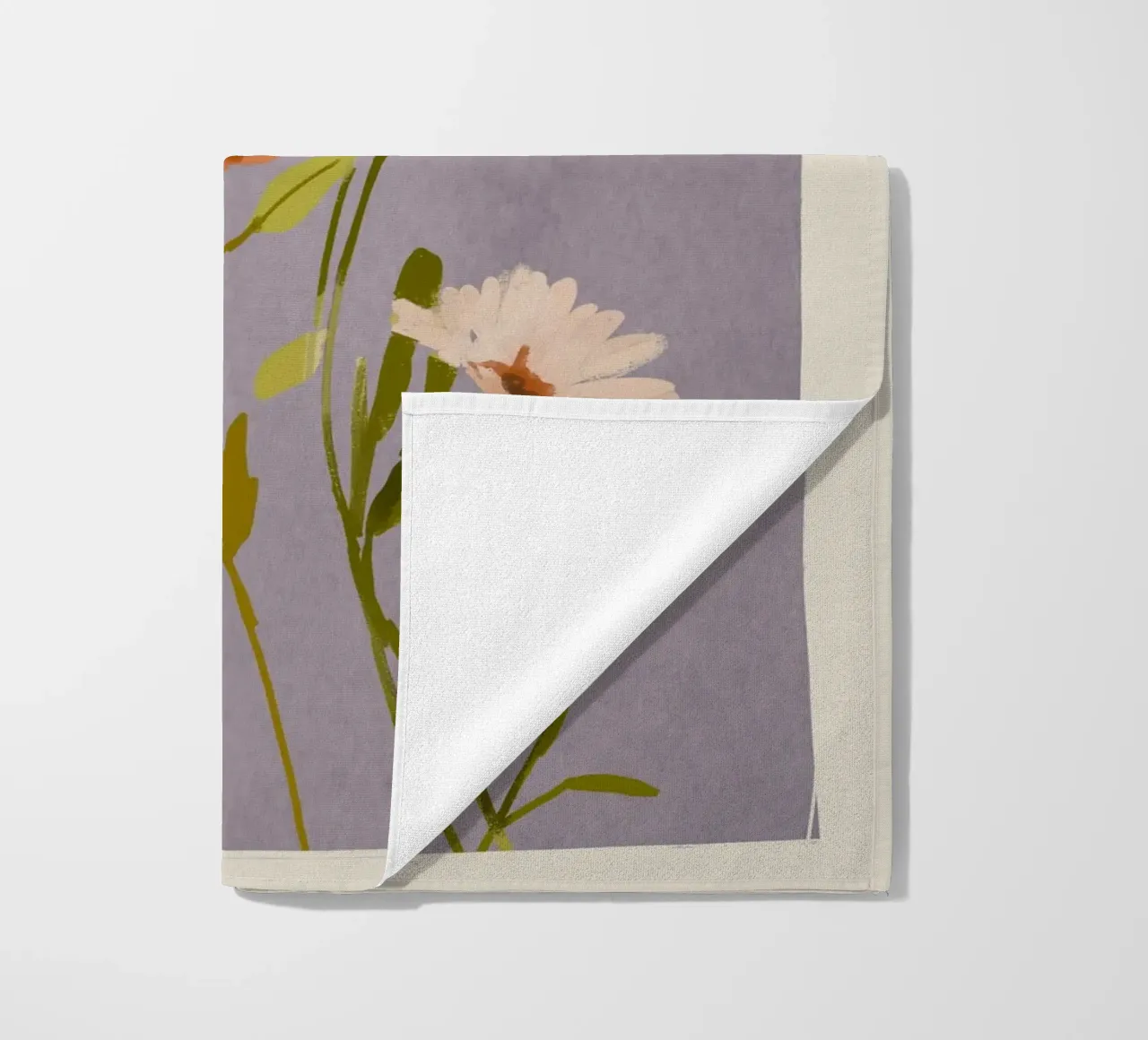 Fiori selvatici 3 telo mare da ThingDesign