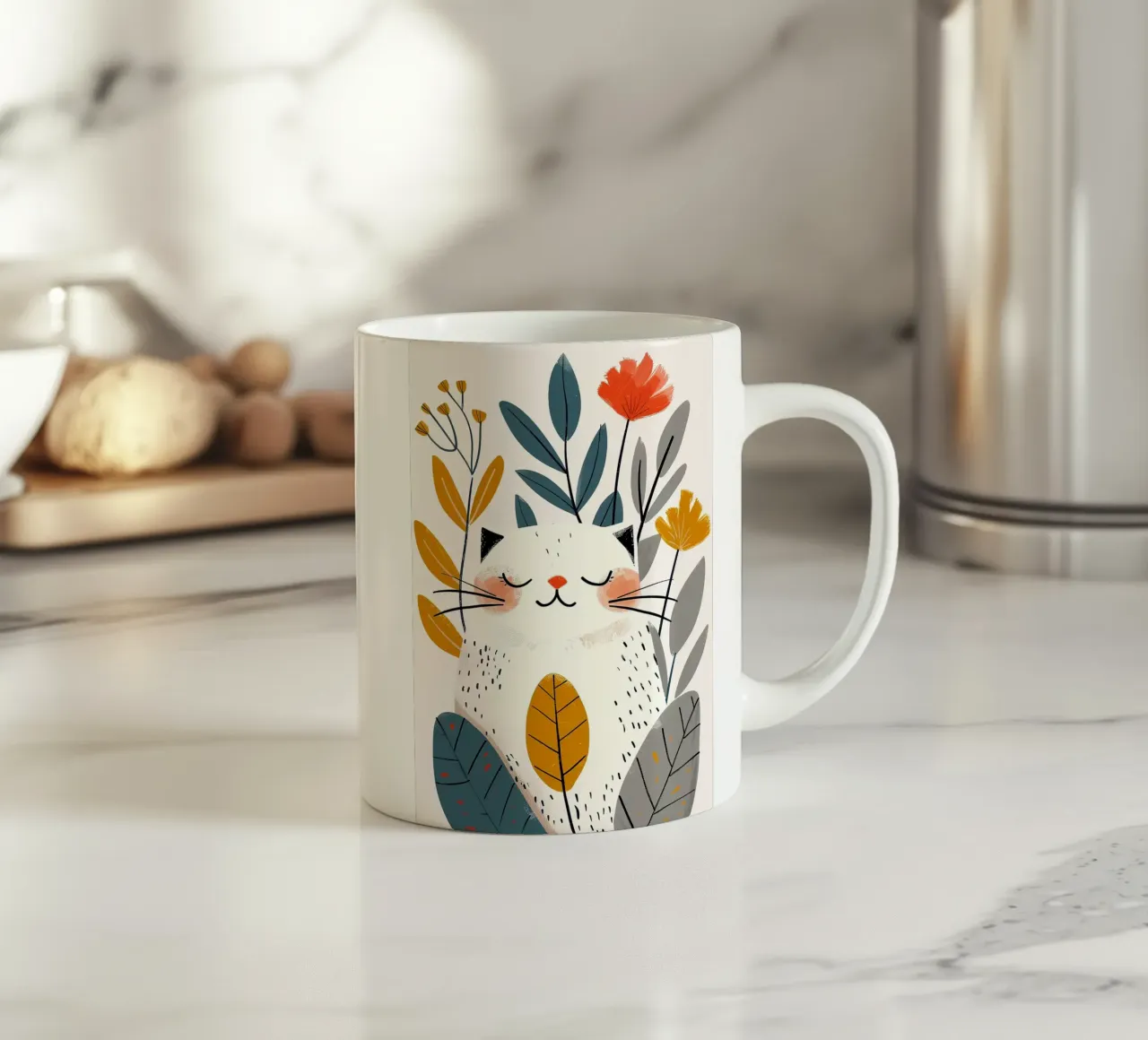 Zampe giocose tazza in ceramica da Damion Francis