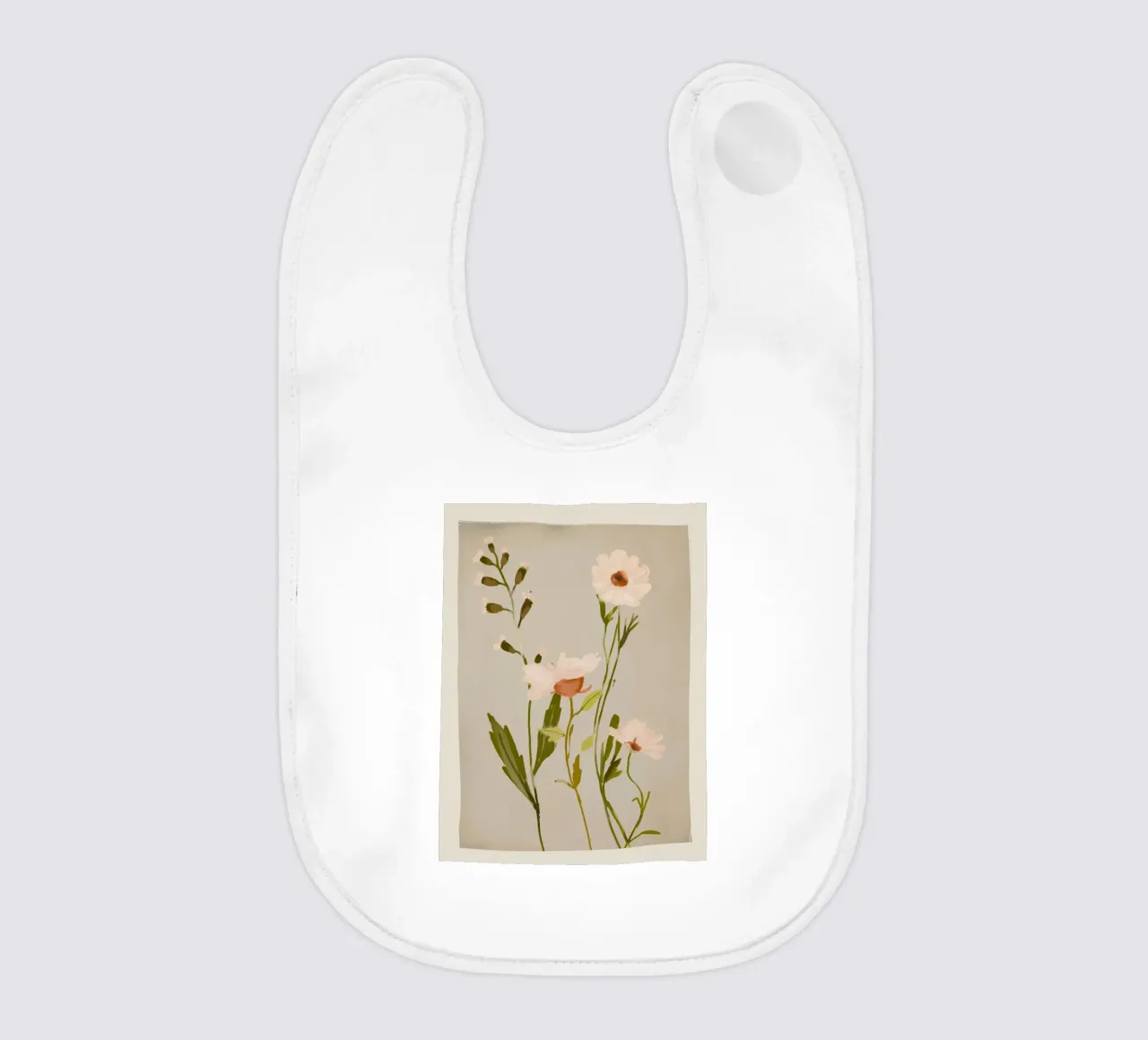 Fiori selvatici 4 bavaglino da ThingDesign