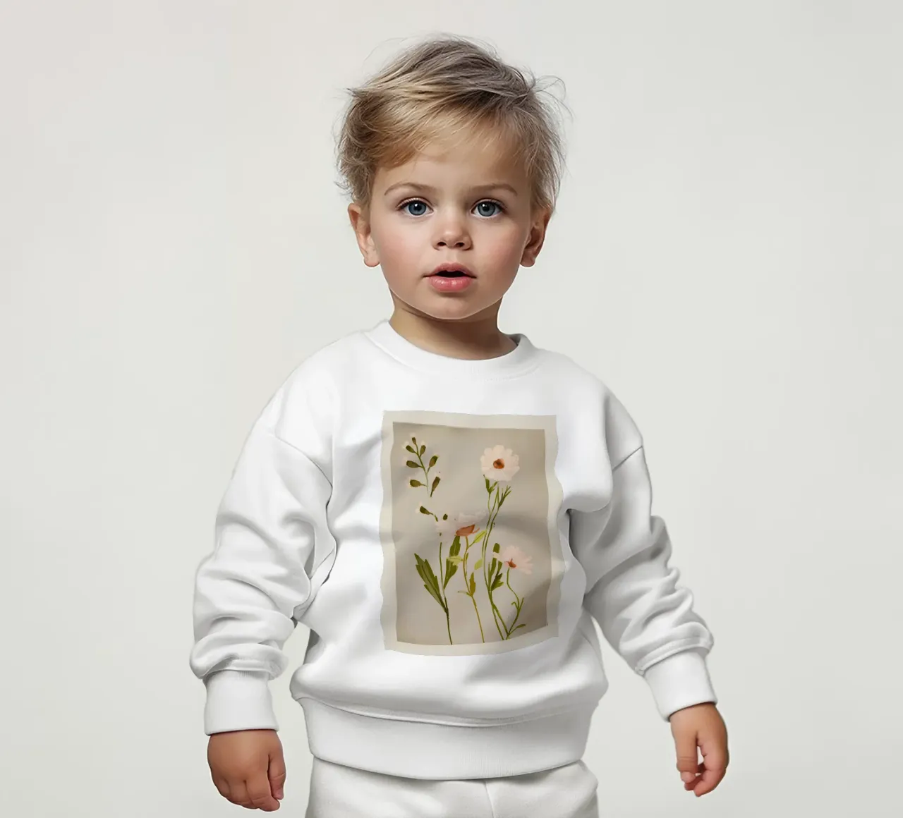 Fiori selvatici 4 felpa neonato da ThingDesign