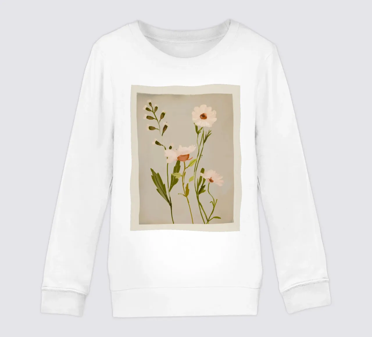 Fiori selvatici 4 felpa bambino da ThingDesign
