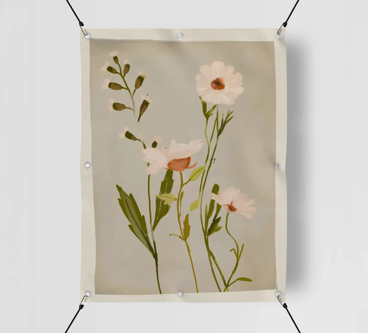 Fiori selvatici 4 telo in pvc da ThingDesign