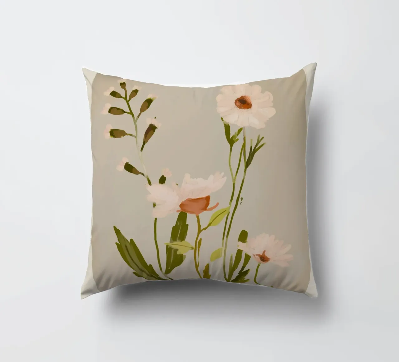 Fiori selvatici 4 cuscino da ThingDesign