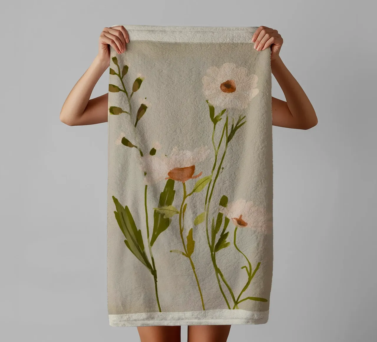 Fiori selvatici 4 asciugamano da bagno da ThingDesign