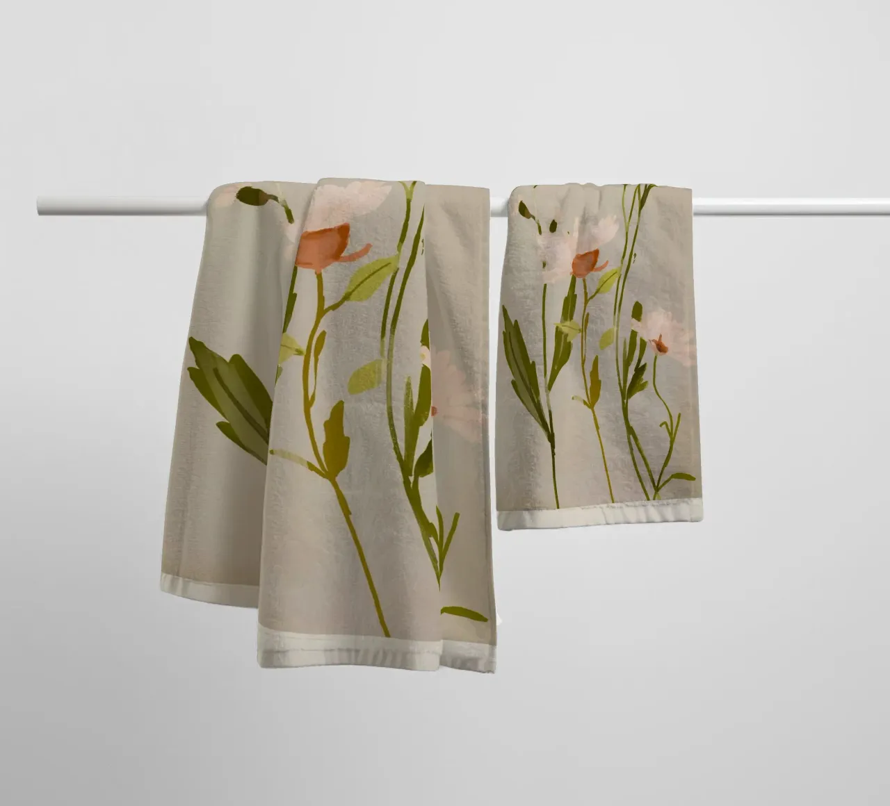 Fiori selvatici 4 asciugamano da bagno da ThingDesign