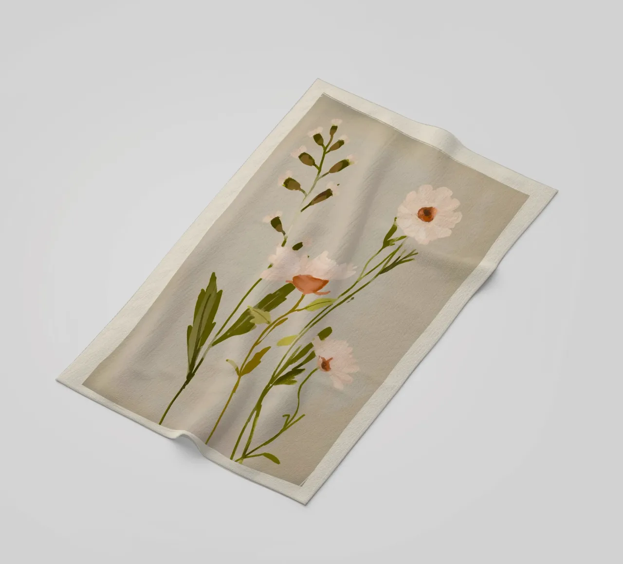Fiori selvatici 4 telo mare da ThingDesign