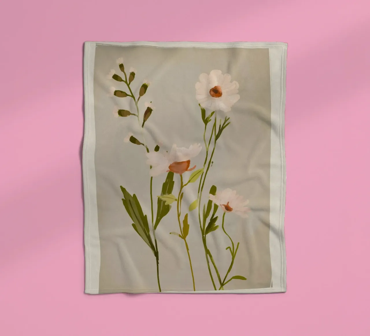 Fiori selvatici 4 coperta in pile da ThingDesign