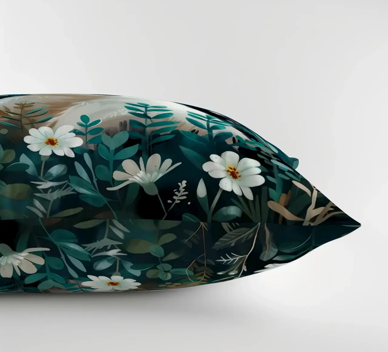 Orso polare in fiori cuscino da Damion Francis