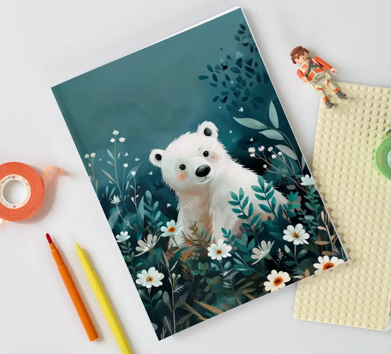 Orso polare in fiori diario da Damion Francis