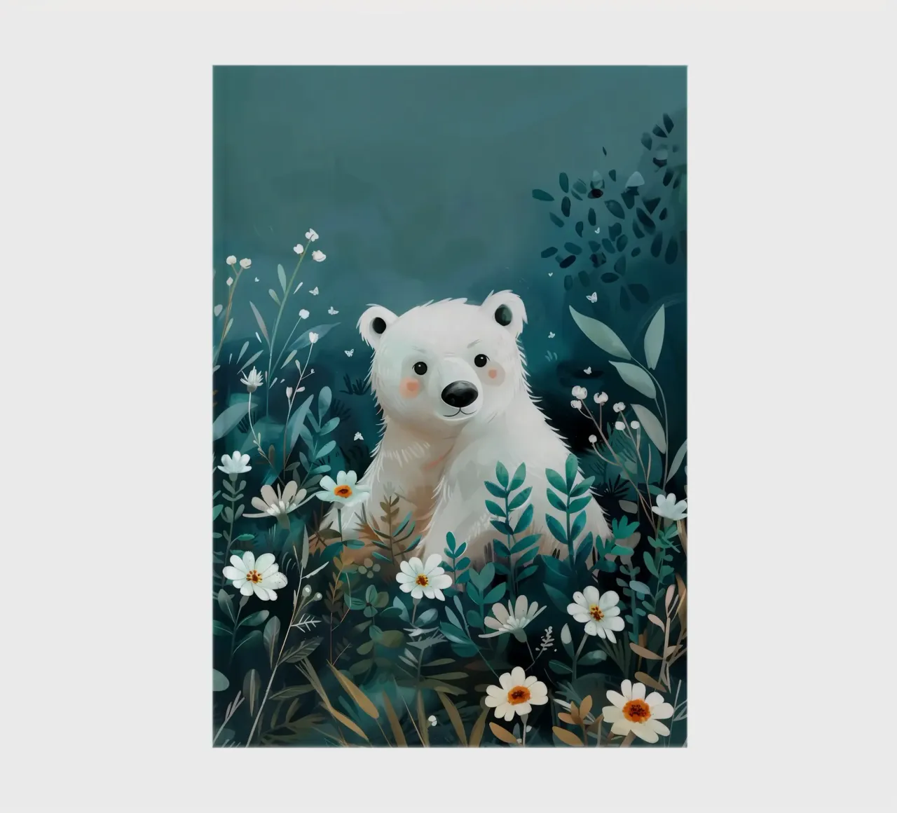 Orso polare in fiori diario da Damion Francis