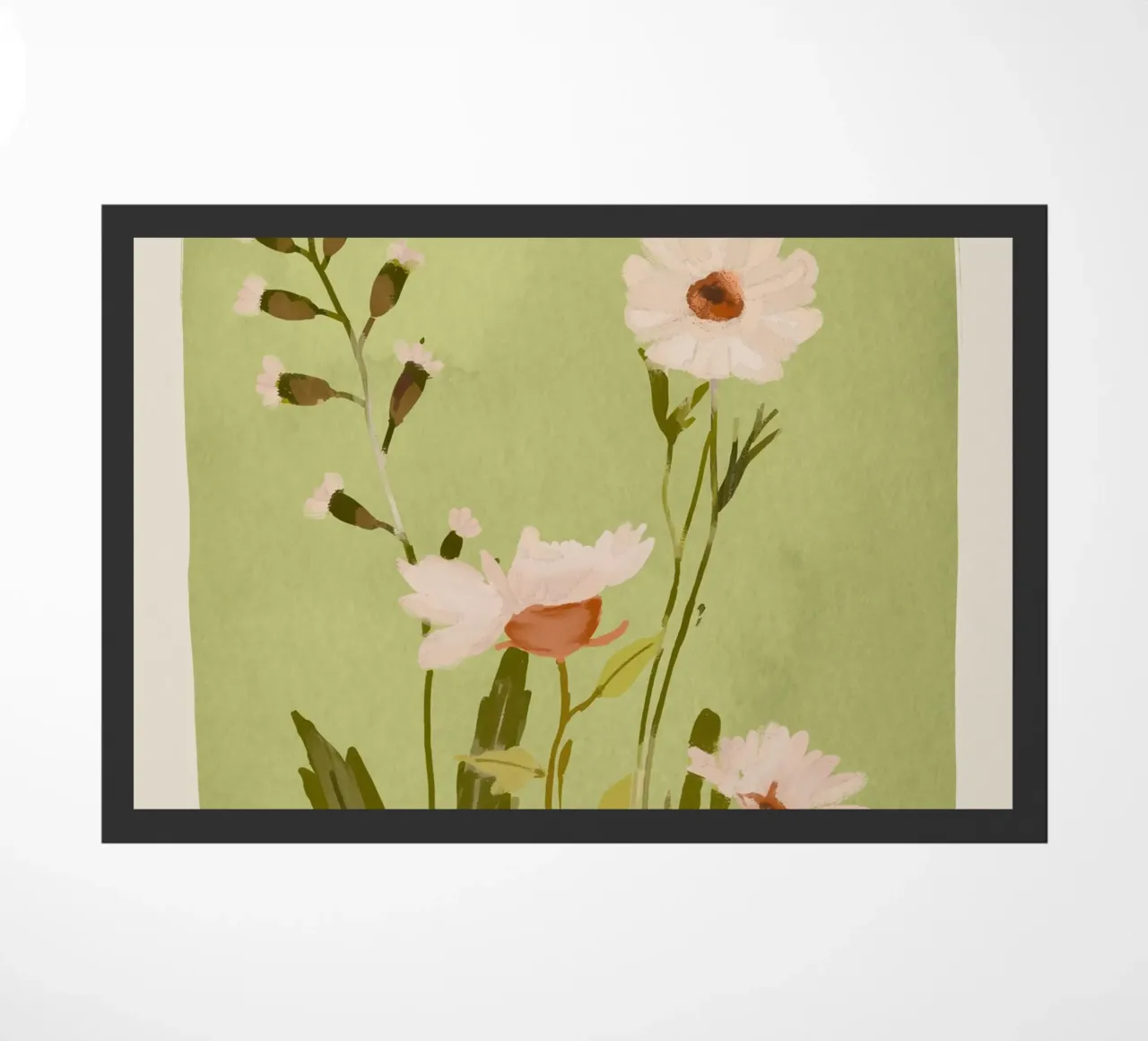 Fiori selvatici 5 zerbino da ThingDesign