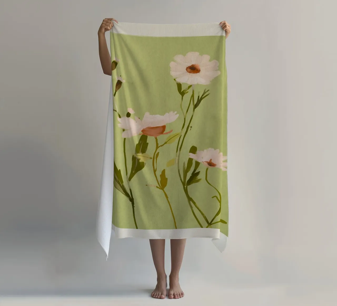 Fiori selvatici 5 telo mare da ThingDesign